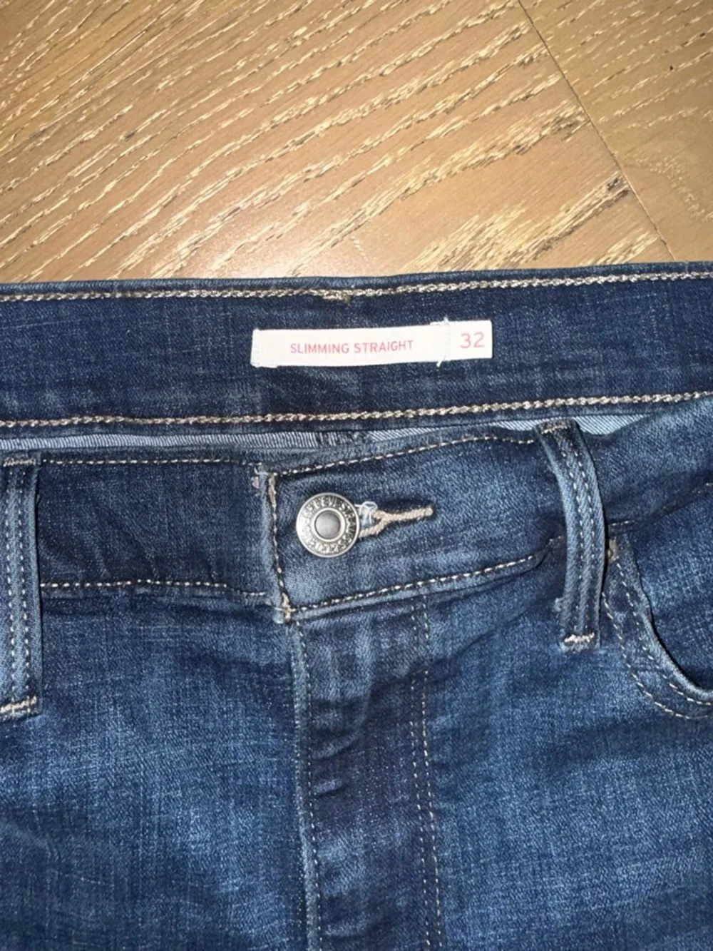 Levi's‎ Dark Blue Straight-Leg Jeans